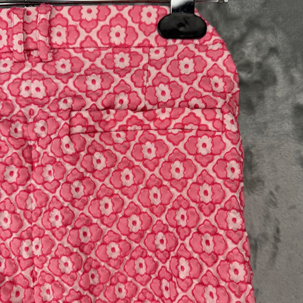 Blue Rain Pink Floral Geometric High Waisted Shorts Womens Small Girlhoodcore - Picture 13 of 16